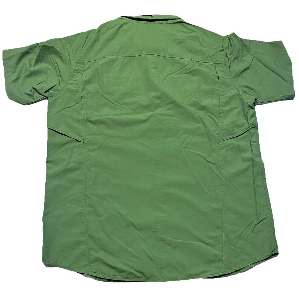 Columbia Button Up Fishing Shirt Adult XL Green Casual Omni-Shade Outdoors Mens - Picture 2 of 6